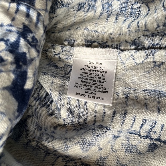 JM Collection linen button down blouse - Picture 12 of 14